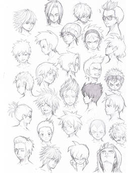 various hairstyles male