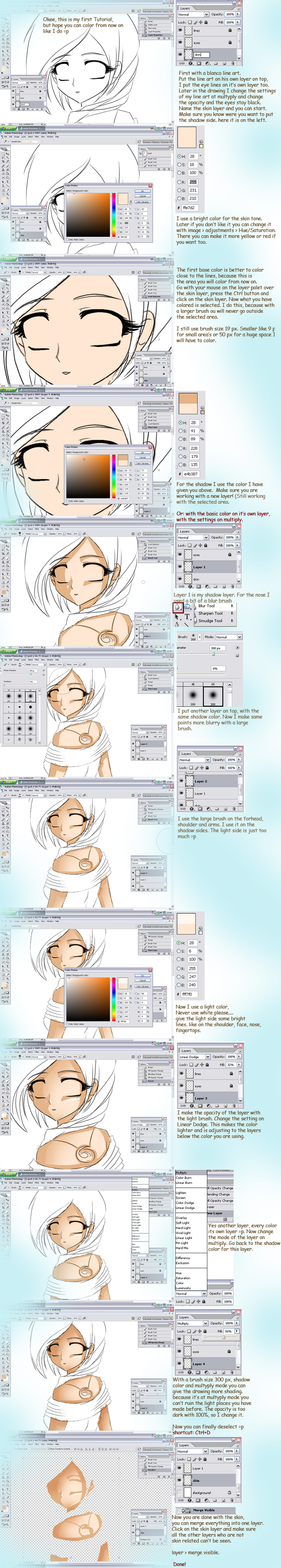 Tutorial: Coloring skin