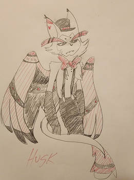 Husk from Hazbin Hotel 