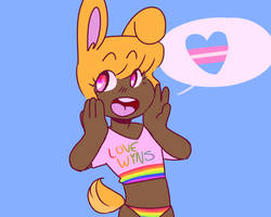 Local cutie says trans rights!