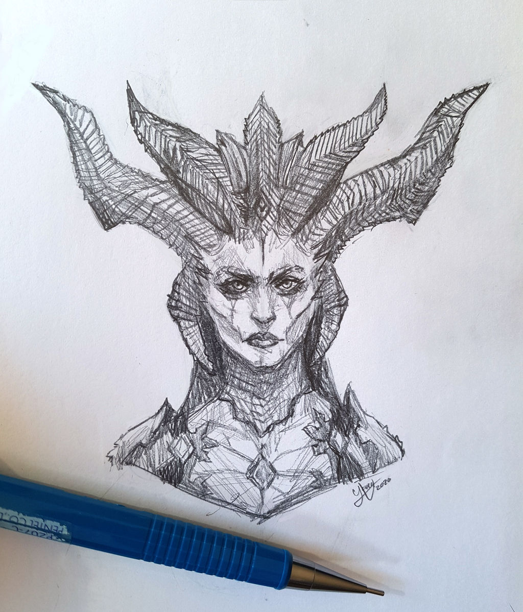 Lilith Sketch by Yara-V on DeviantArt