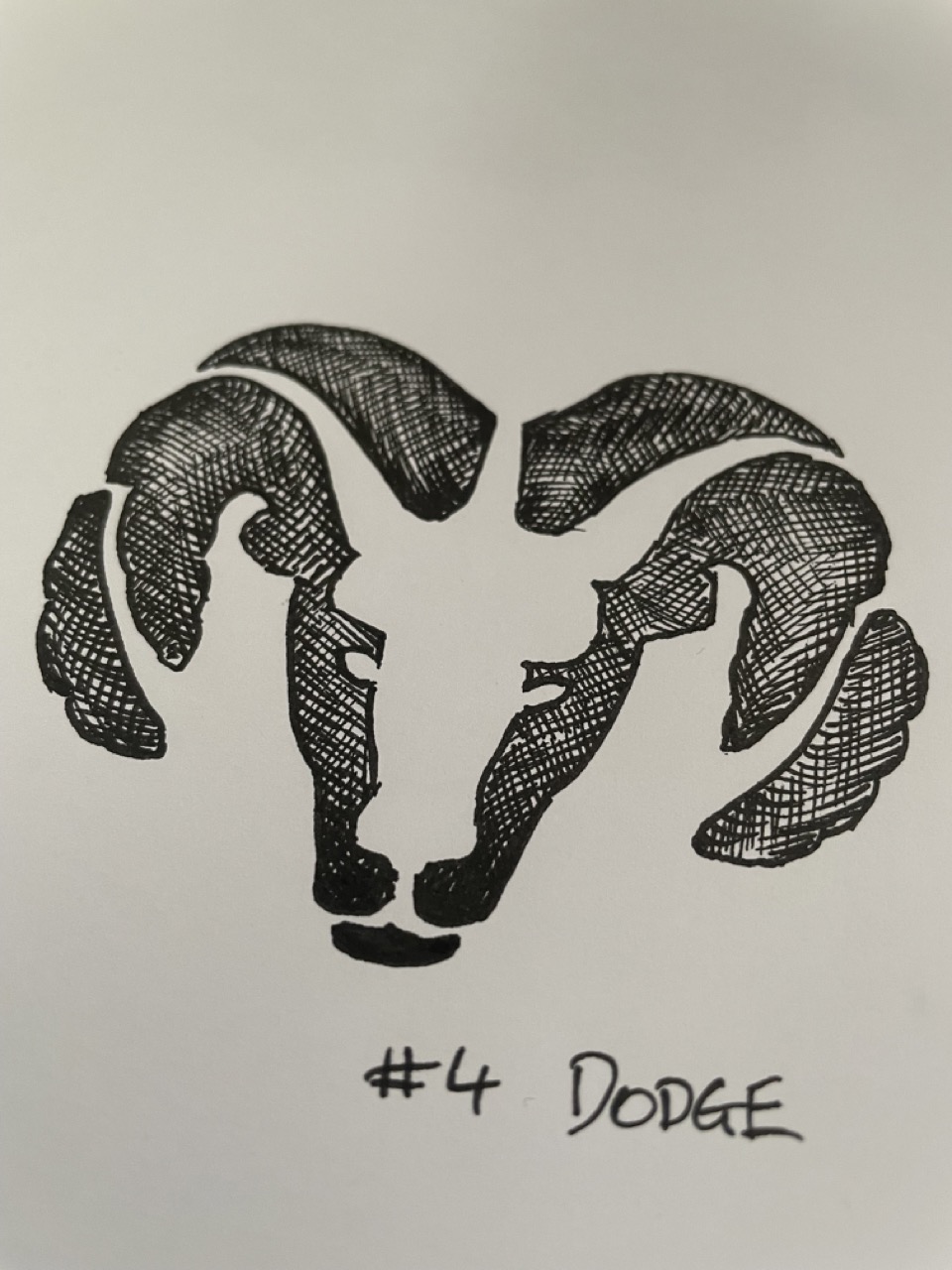 Ram Rider Drawing Dodge Ram Head Drawing