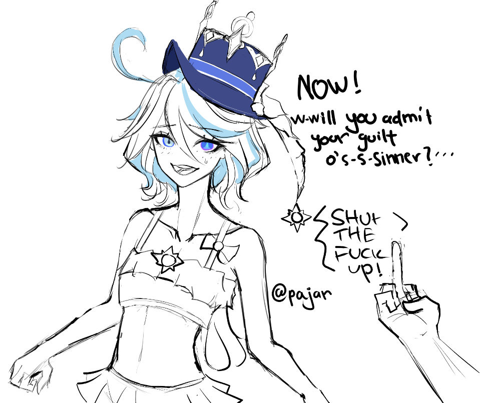 Furina used Tempation (its not effective) by lmaokthen13 on DeviantArt