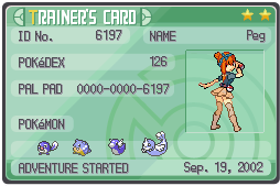 Peggy Trainer Card