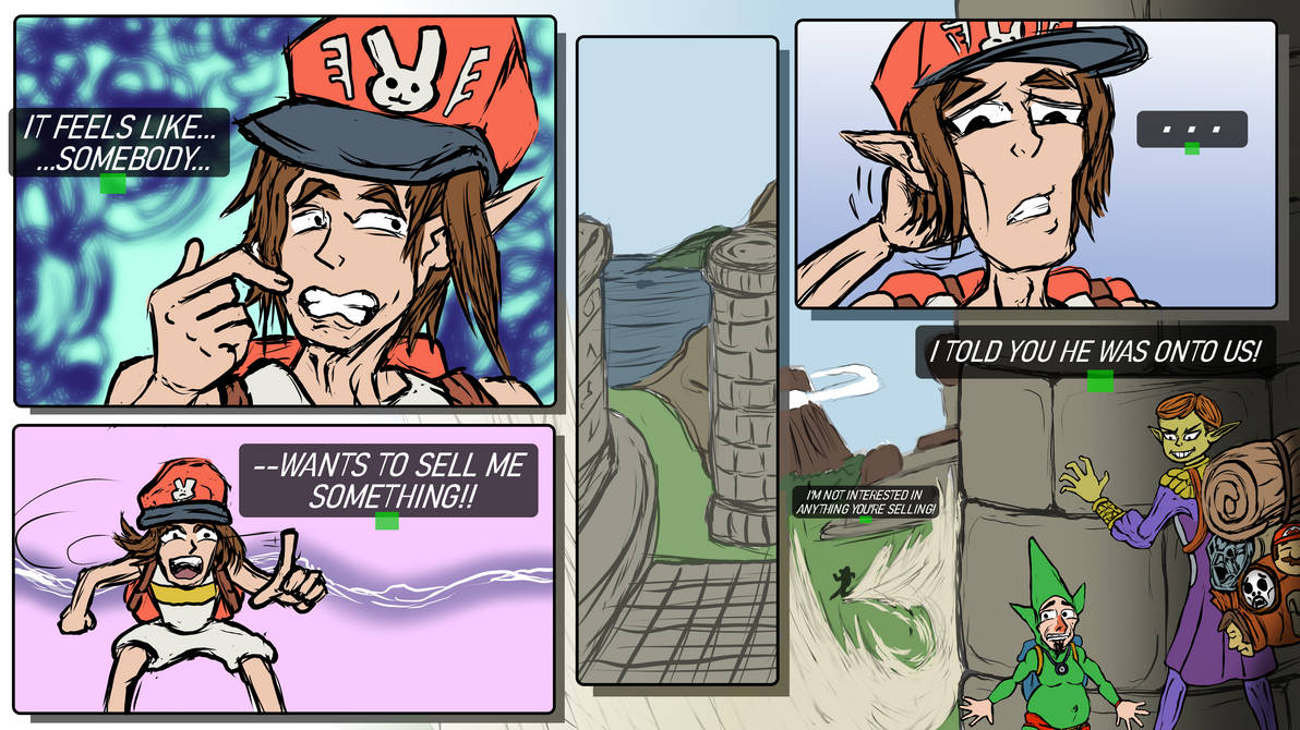 Majora's Mask Mini-Comic - Salesmen by LegendofRemnant on DeviantArt