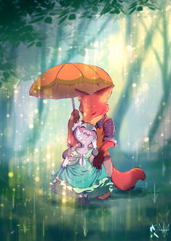 Judy and Nick and the rain