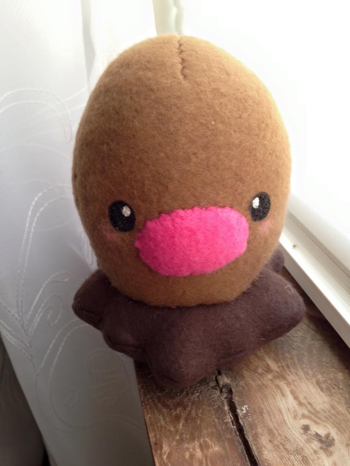 Diglett Plush by orangecorgi on DeviantArt