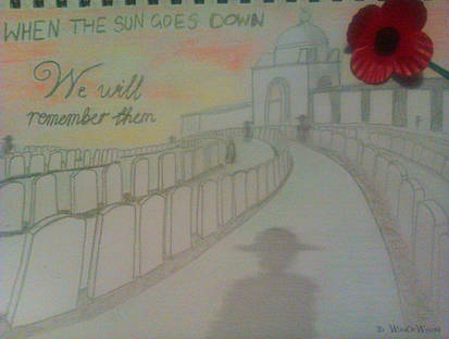 Sunset on Armistice Day