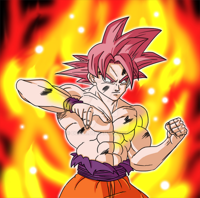Goku Super Saiyan 2 Damaged DBZ by Cheedorito on DeviantArt