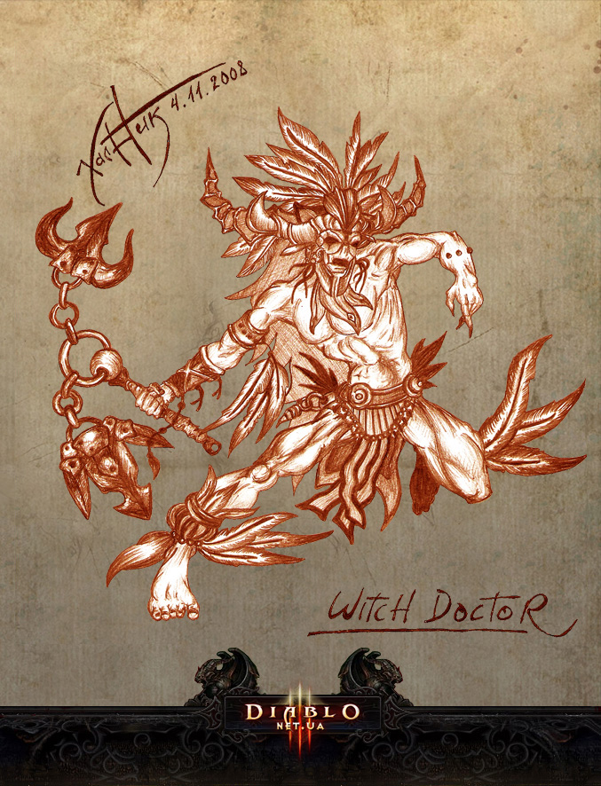 Diablo 3 - Witch Doctor fanart