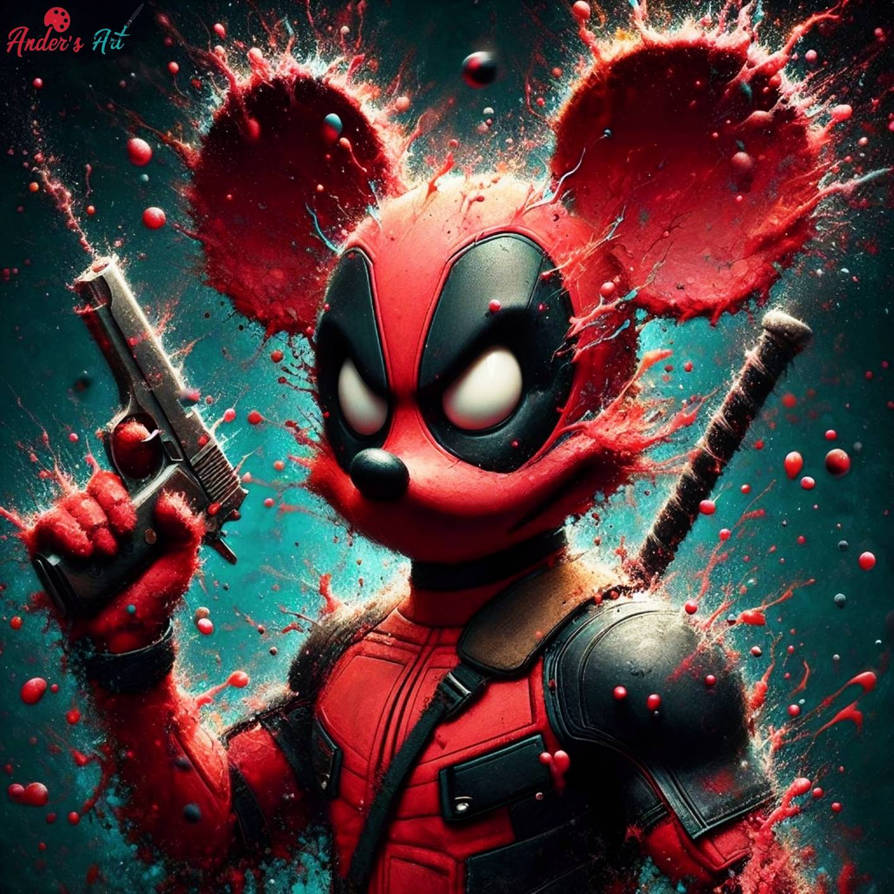 Mickey Mouse as Deadpool by AndersArtWork on DeviantArt