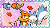 Pachirisu x Buizel stamp