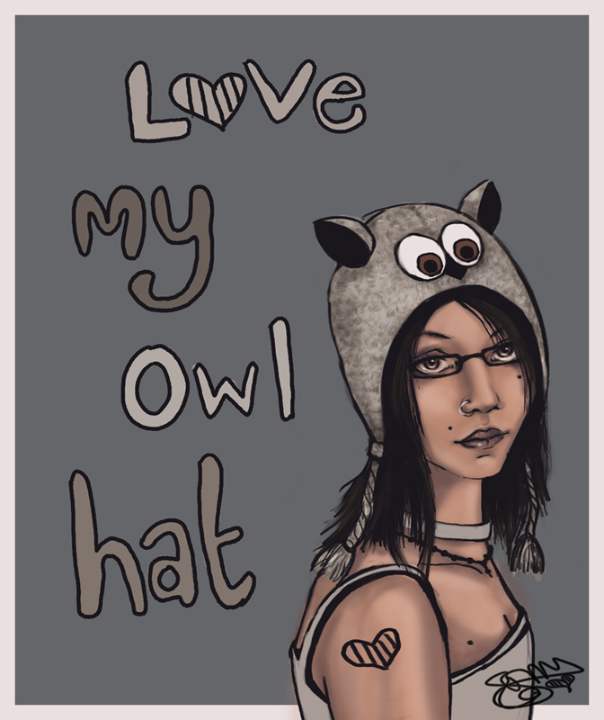 Love My Owl Hat