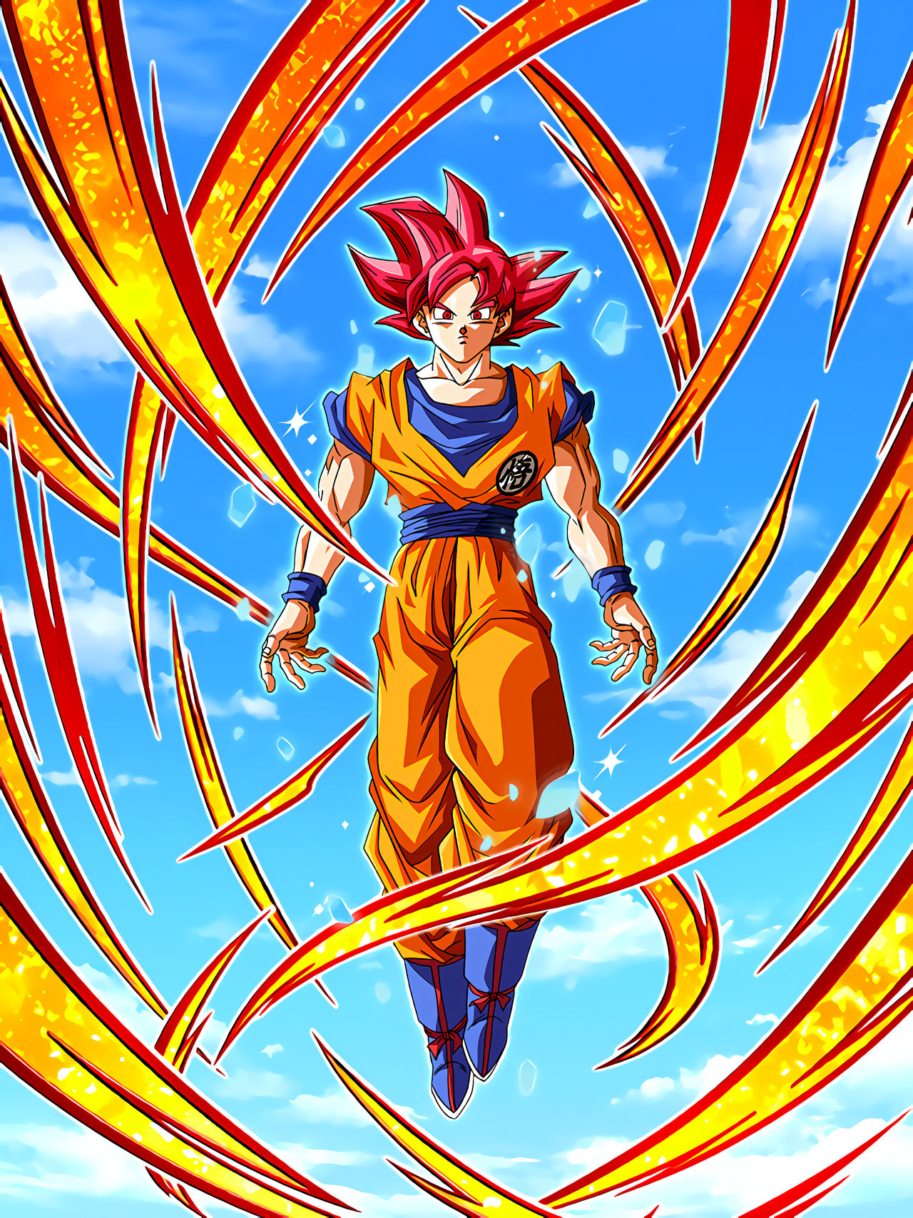 PHY SSR Super Saiyan God Goku HD art by KevMD11 on DeviantArt
