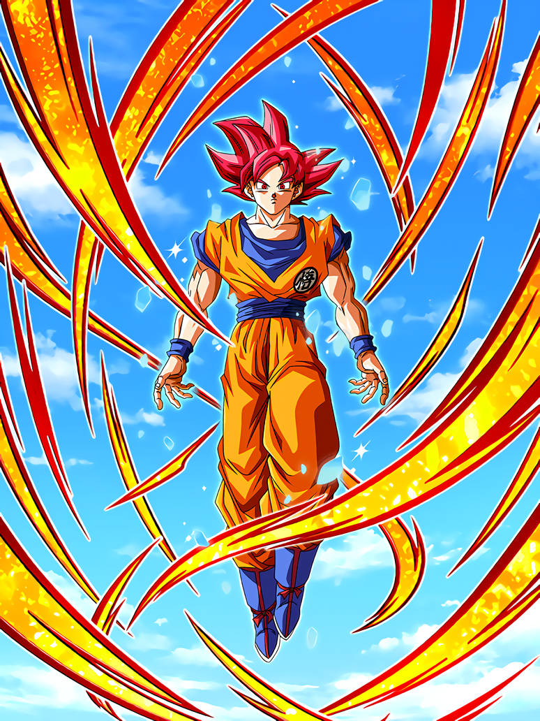 Super Saiyan God Goku | Postcard