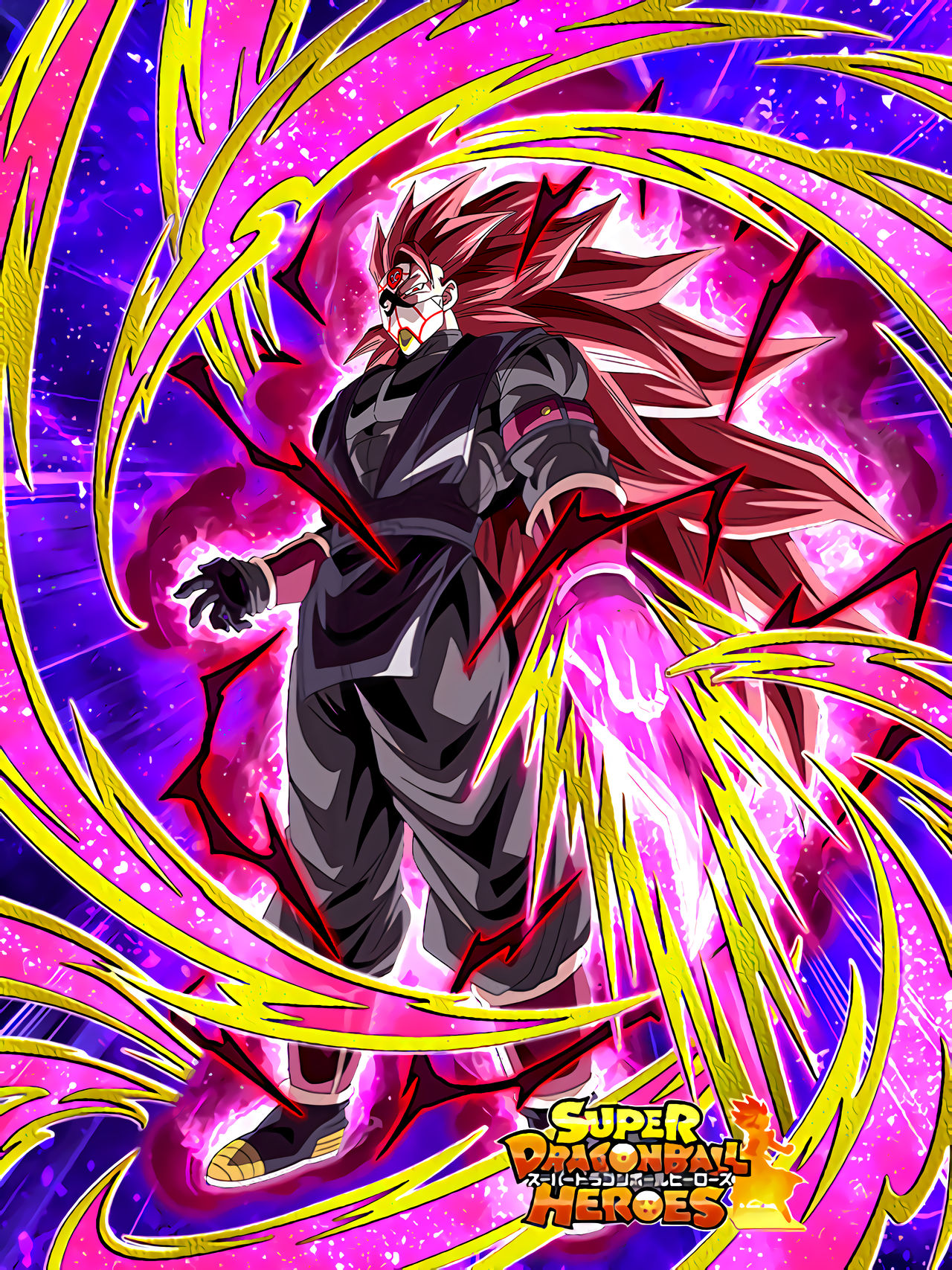 PHY SSR SSJ3 Rose Crimson Masked Saiyan HD art by KevMD11 on DeviantArt