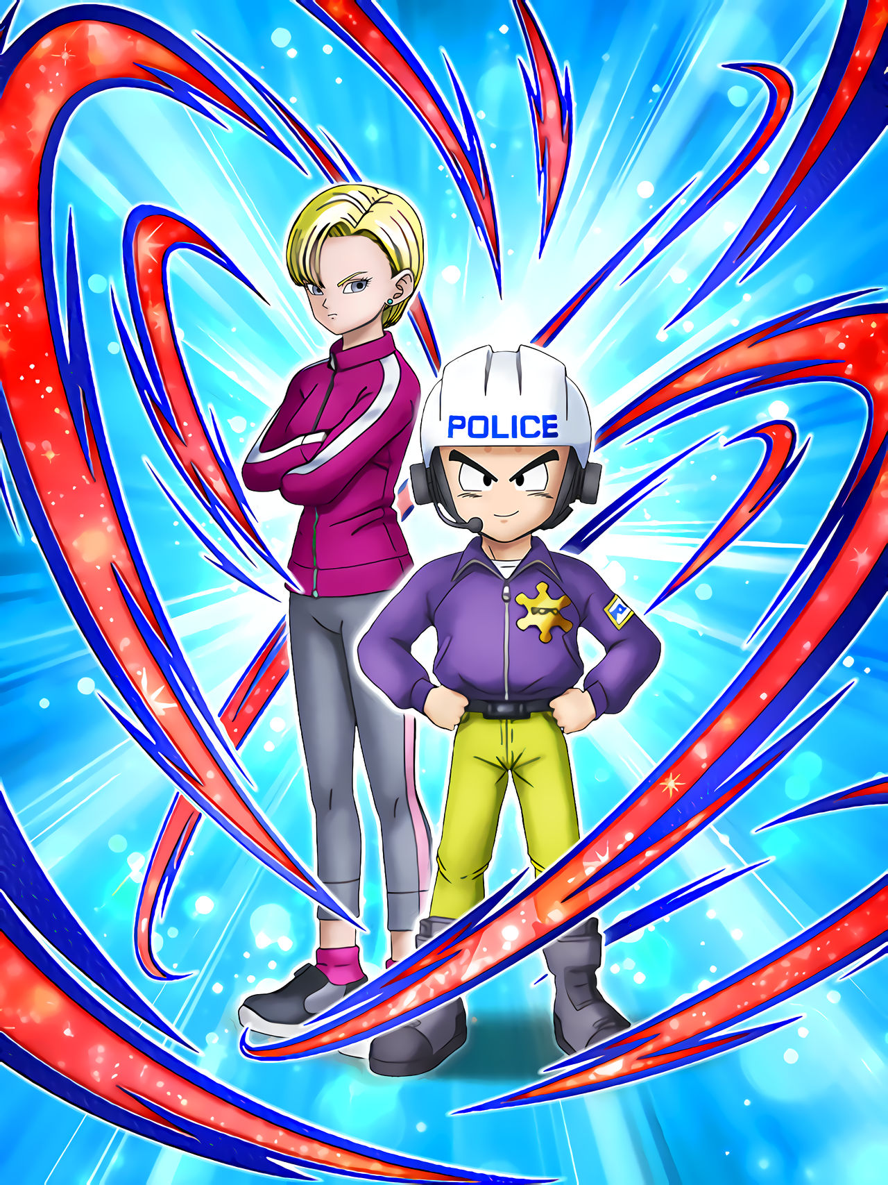 Android Krillin AGL SSR Krillin and Android 18 HD art by KevMD11 on DeviantArt