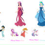 Princesas mlp X princesas Disney