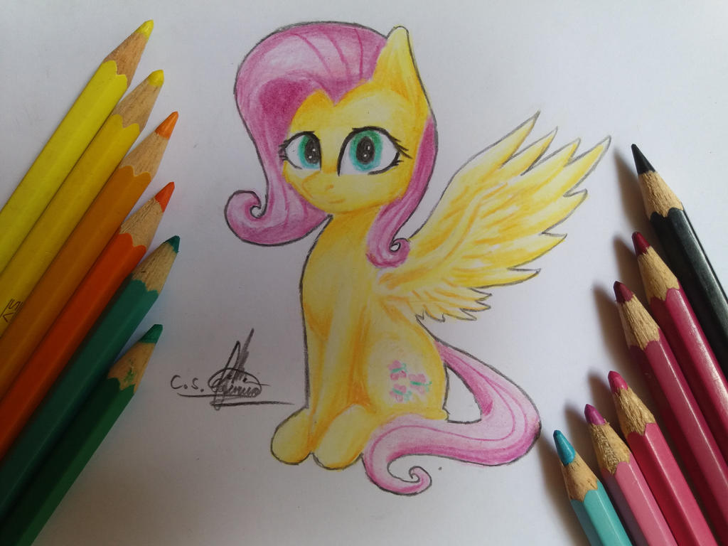 Daily Practice 61/500 (Fluttershy :3)