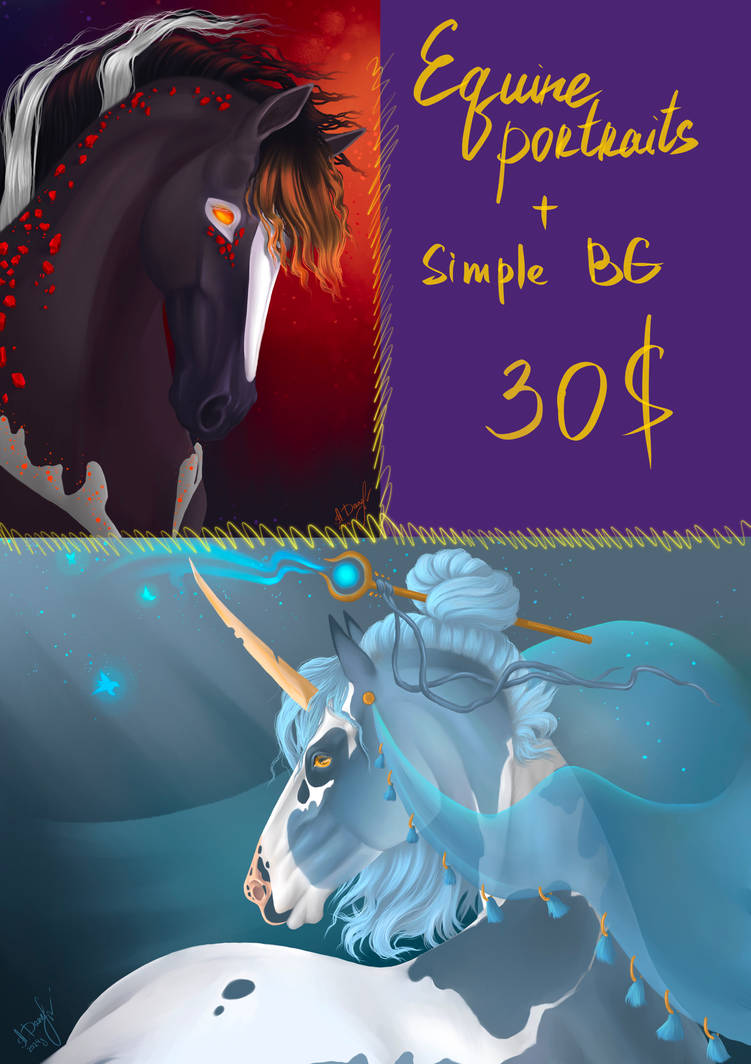 Portrait commission Open by AlexandraDane on DeviantArt