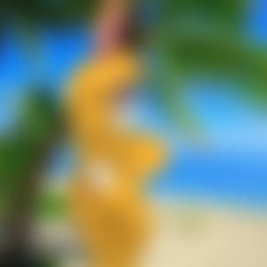 Naked Bunnie Rabbot in the Tropics