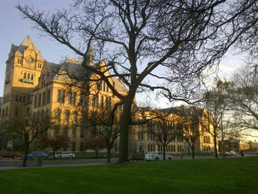 Old Main in the Spring