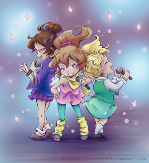 Chipettes Diamond Dolls