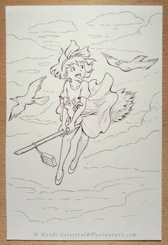 InkTober -03 -Soaring