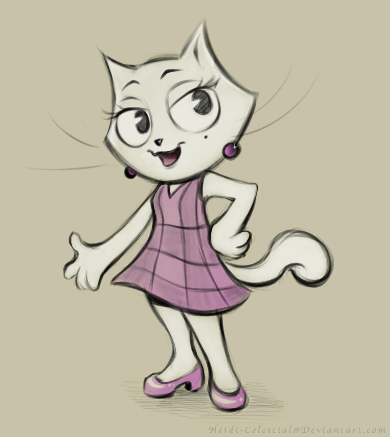 Pretty Kitty Kat by Heidi-Celestial on DeviantArt