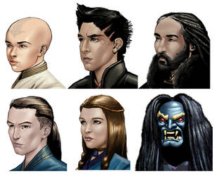 Last Airbender--Portrait Art02 by billydallaspatton