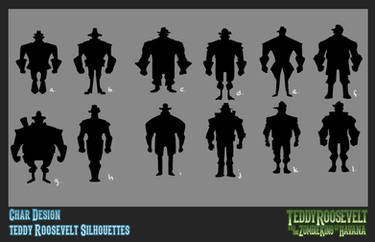 Teddy R. and The Zombie King - Teddy Silhouettes