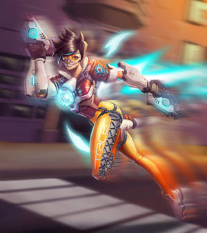 OVERWATCH: Tracer art