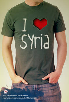 i love syria t-shirt