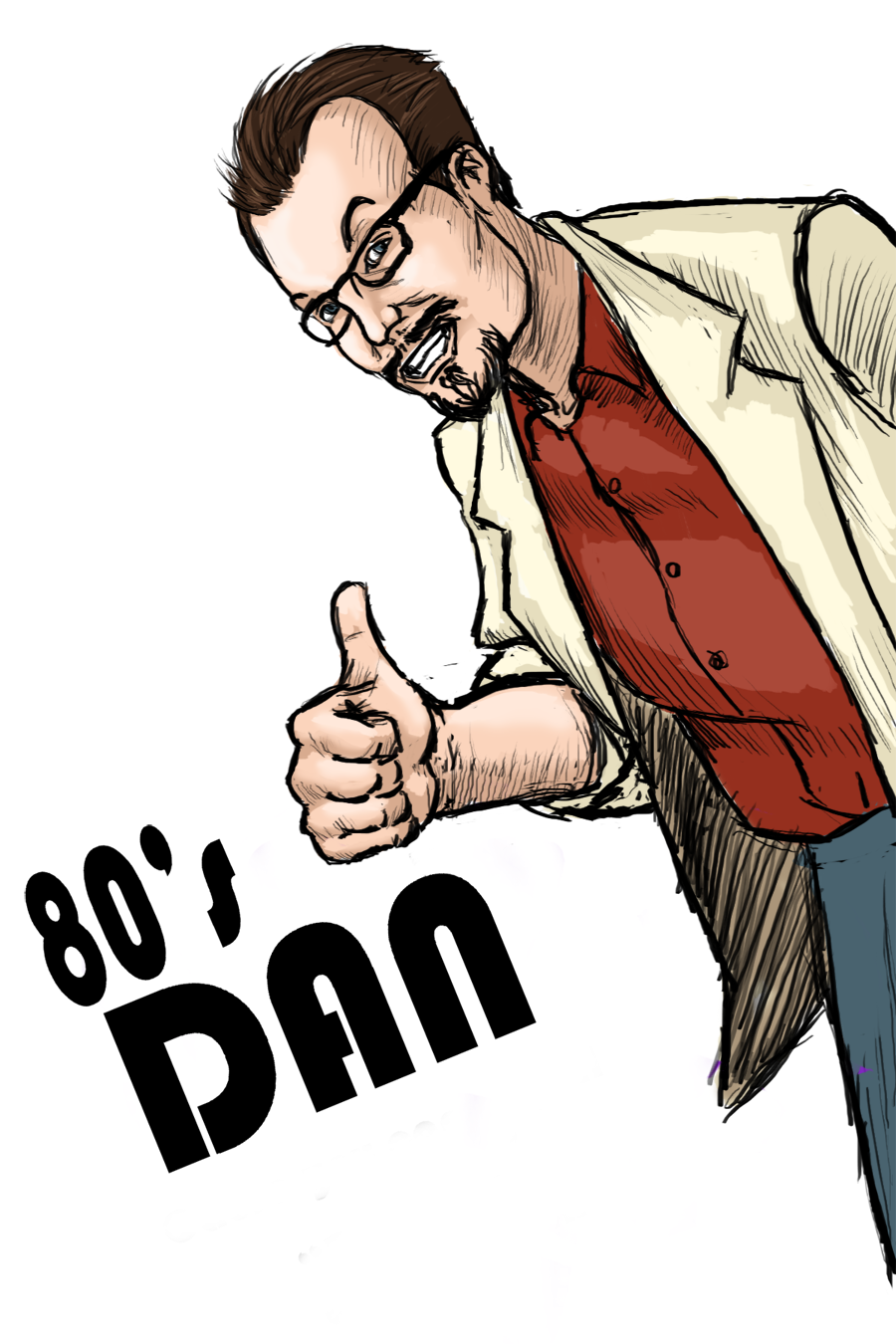 80's Dan fanart