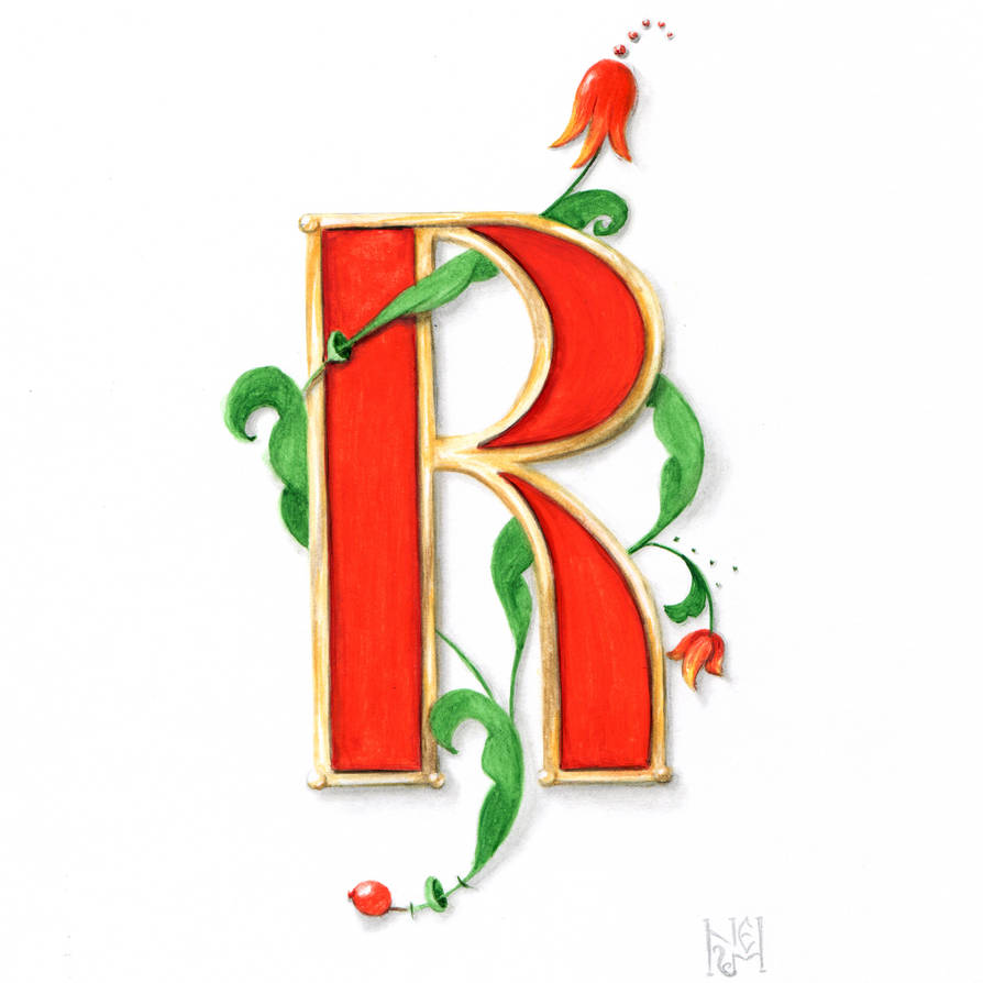 R letter by Nikidis on DeviantArt