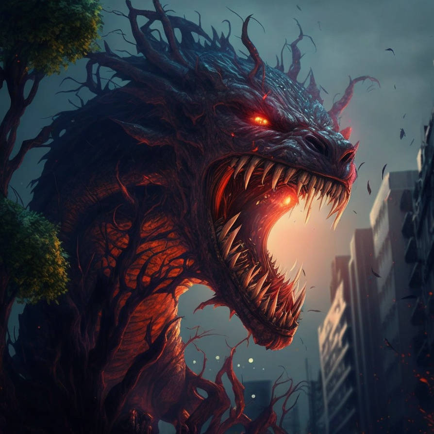 Elemental Fire Tree Dragon by Express-Images on DeviantArt