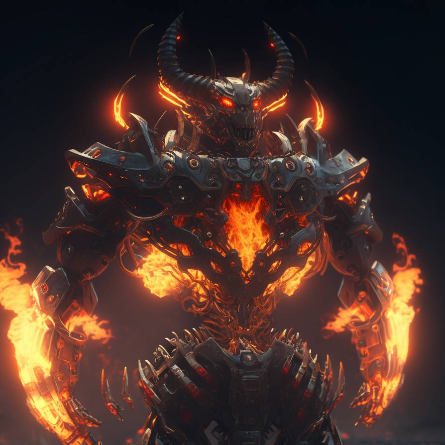 Fire Bot Skin Elemental Fire Bot by Express-Images on DeviantArt