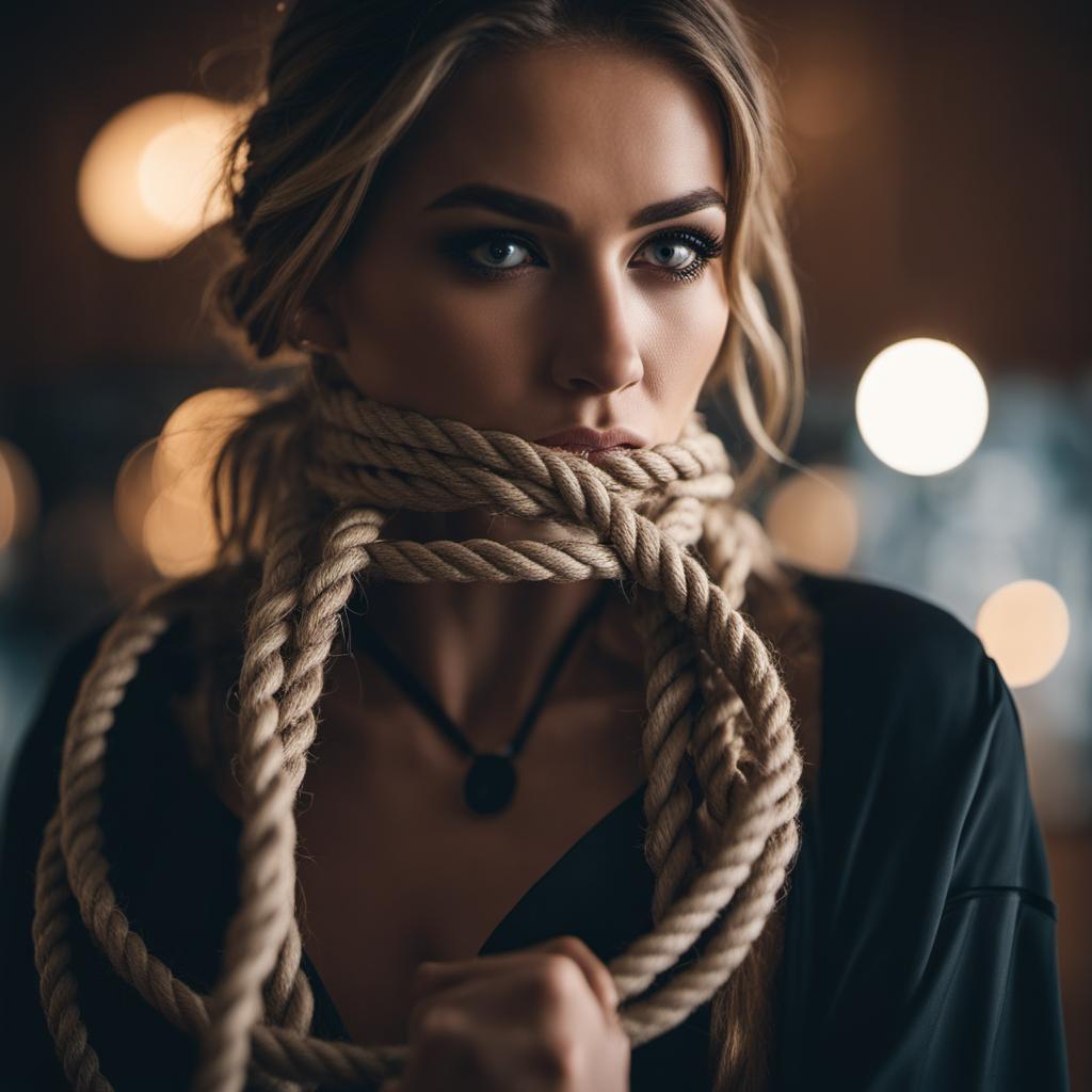Rope Gagged Girl by DobarLik on DeviantArt