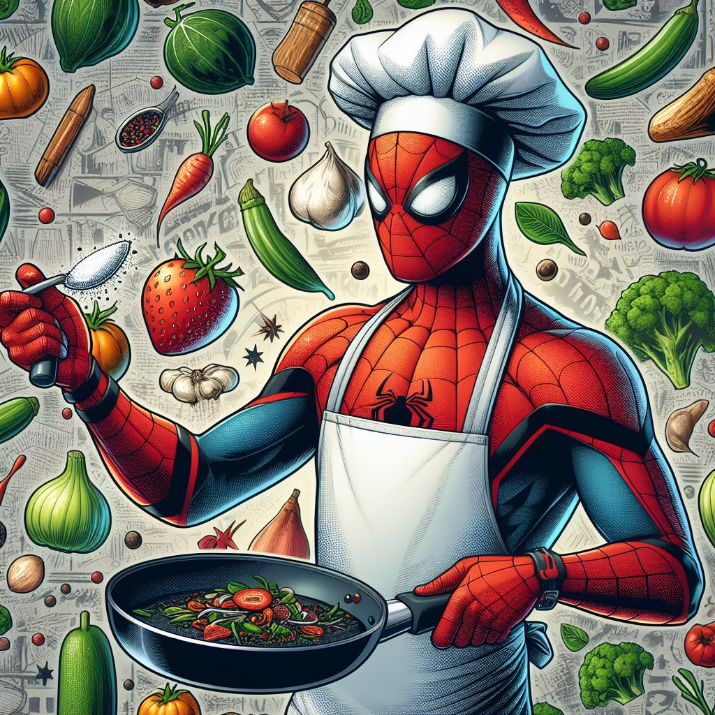 Cooking Spider-Man by DobarLik on DeviantArt
