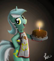 Lyra and the cake