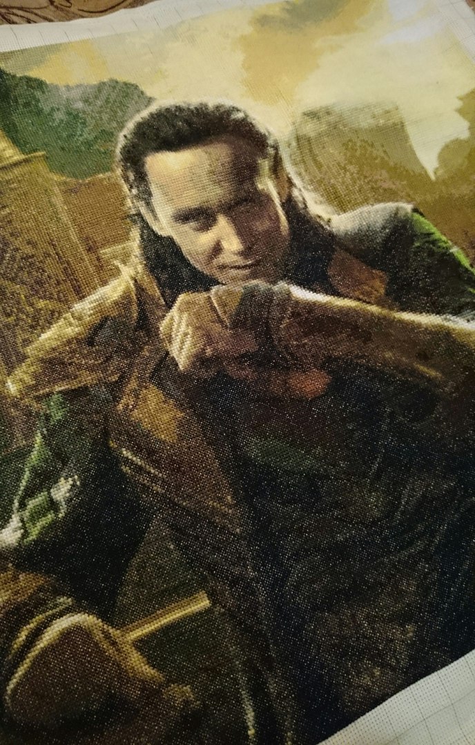 Loki embroidery