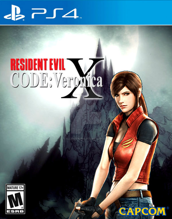Resident Evil Code Veronica Remake Cover - PS4 by T-Vairus on