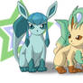 Glaceon and Leafeon