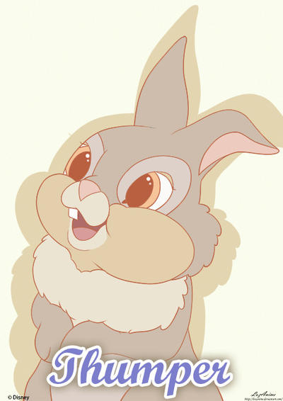 Deviantart Thumper Rabbit Thumper by LozAnime on DeviantArt