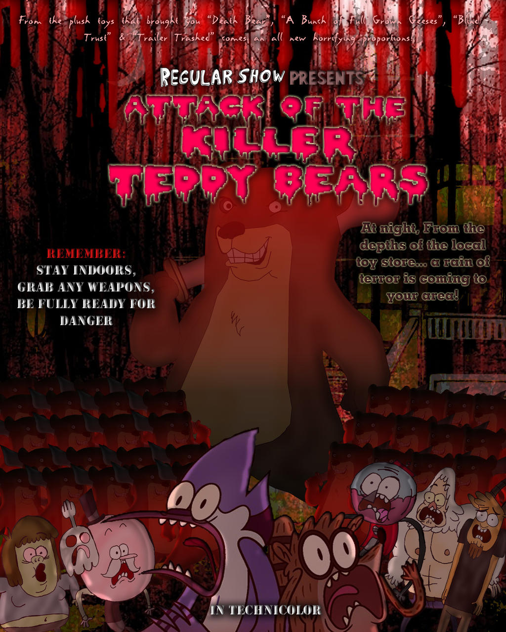 Killerteddybear Deviantart Rarity Attack of the Killer Teddy Bears by RDJ1995 on DeviantArt