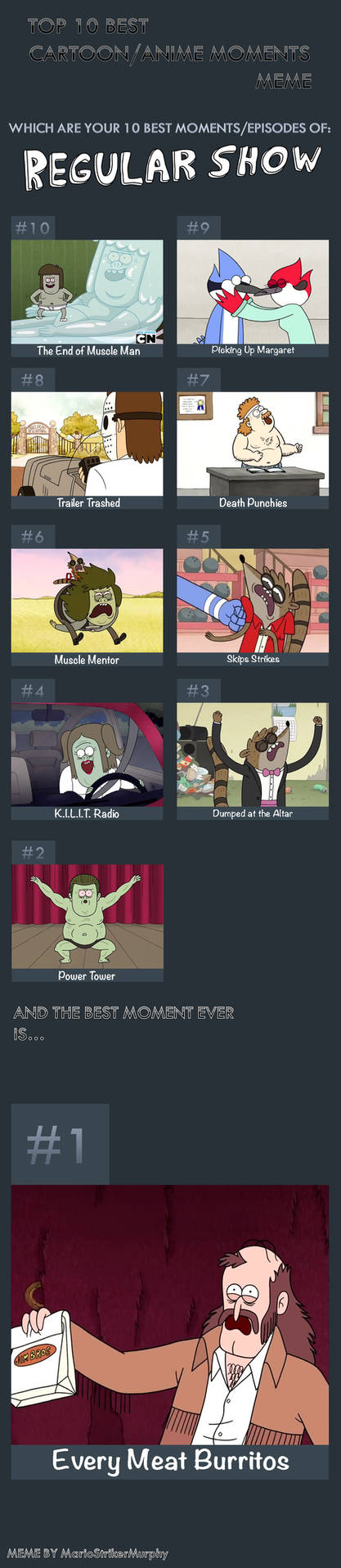 Top 10 Best Regular Show Moments by RDJ1995 on DeviantArt