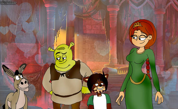 Shrek, donkey and dragon Elizebeth escape dragon by DracoAwesomeness on  DeviantArt