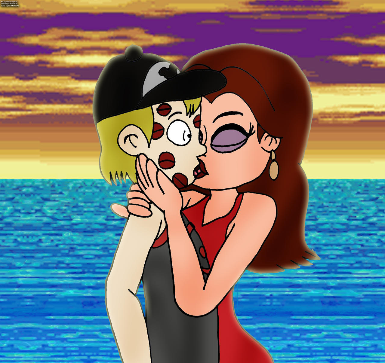 Pauline's French Kissing With Trace by RDJ1995 on DeviantArt