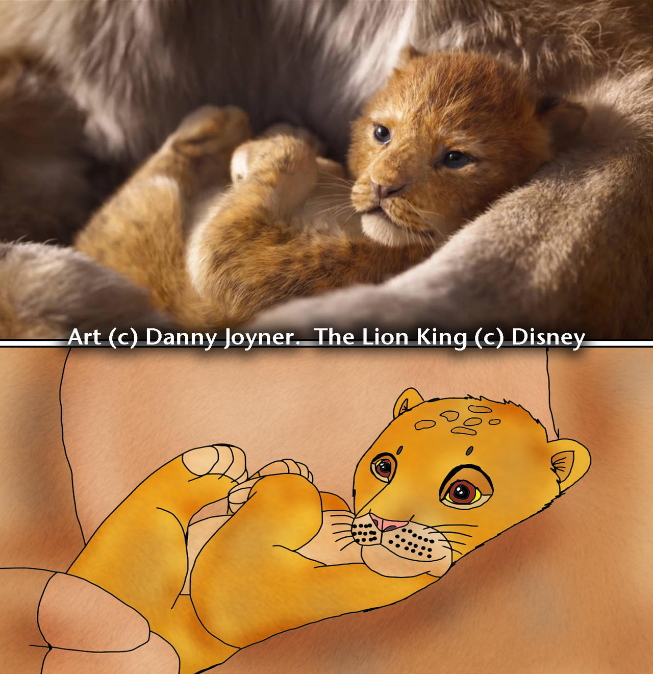 Screencap Redraw #6 - Baby Simba by RDJ1995 on DeviantArt
