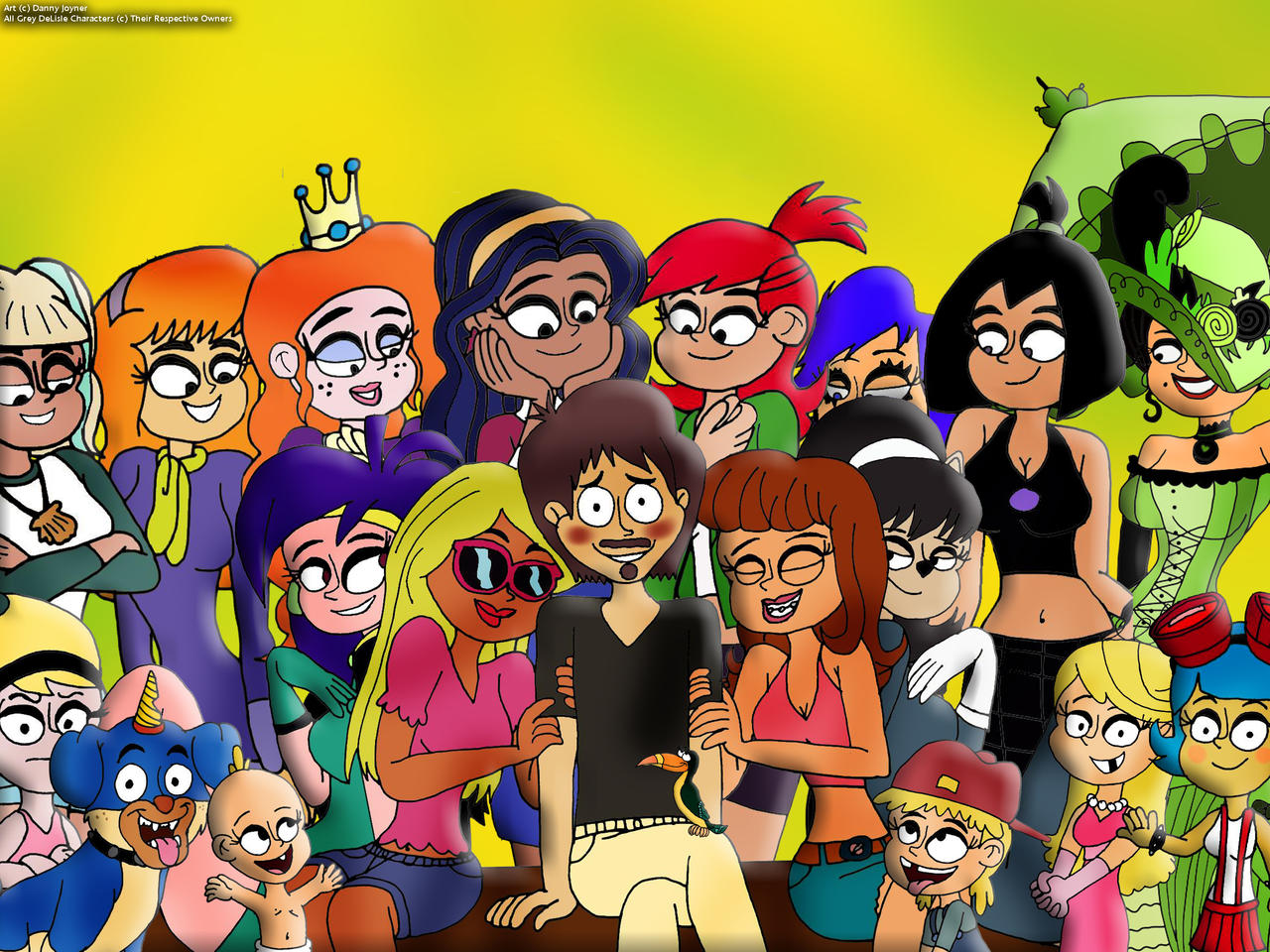 Chel Rdj1995 Deviantart In the middle of Grey DeLisle Favs by RDJ1995 on DeviantArt